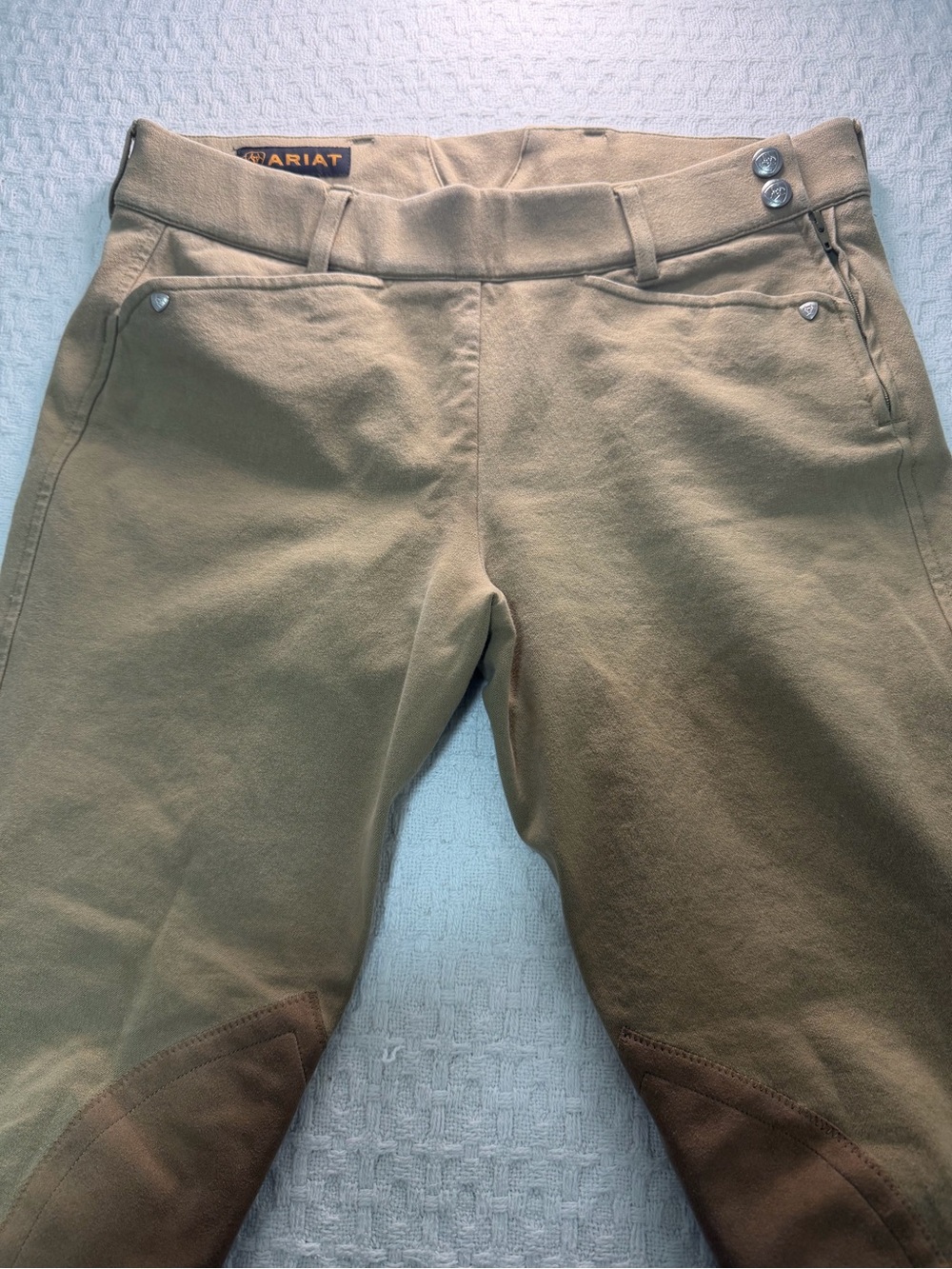 Ariat Women's Tan Riding Chinos with Knee Patches